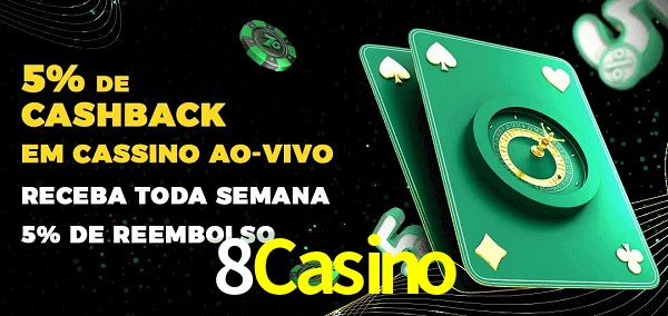 Promoções do cassino ao Vivo 8Casino
